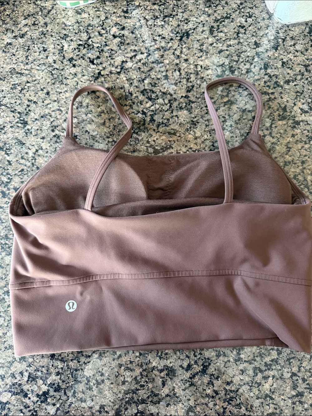 lululemon athletica Mauve Brown Strappy Sports Bra